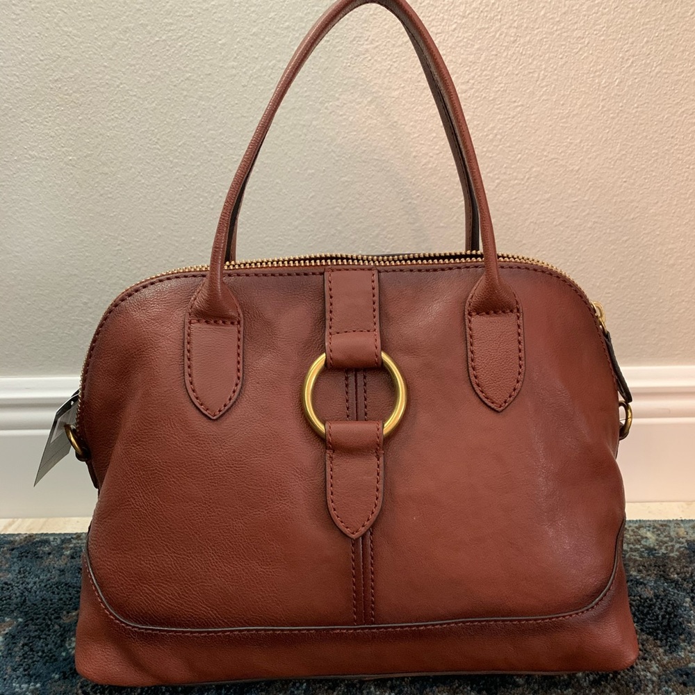 *NWT* FRYE Leather crossbody/satchel MSRP $398